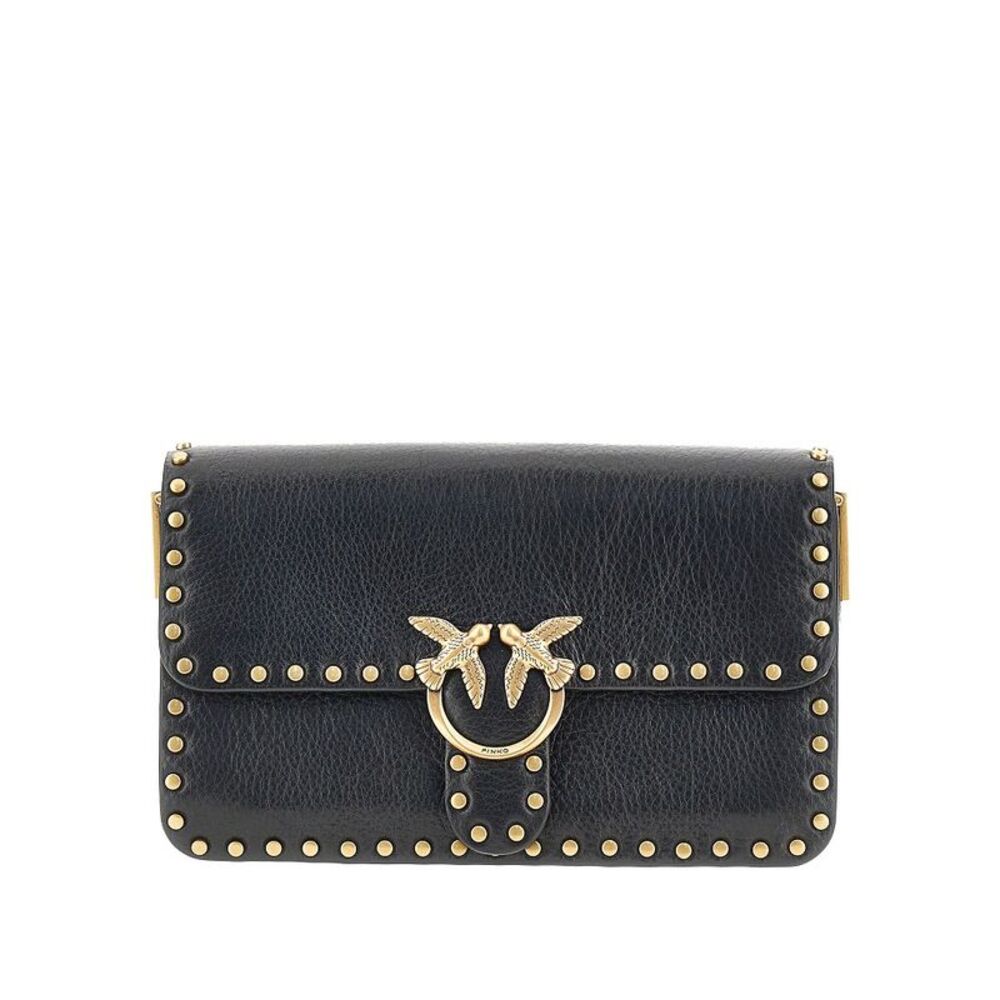 Pinko Women Small 'Love One Slouchy' Bag With Studs